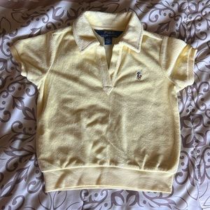 Polo Ralph Lauren Spa Terry Toddlers Top NWOT